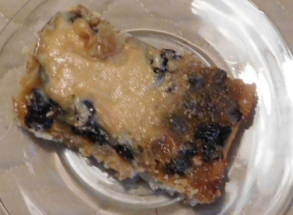 butter raisin bars